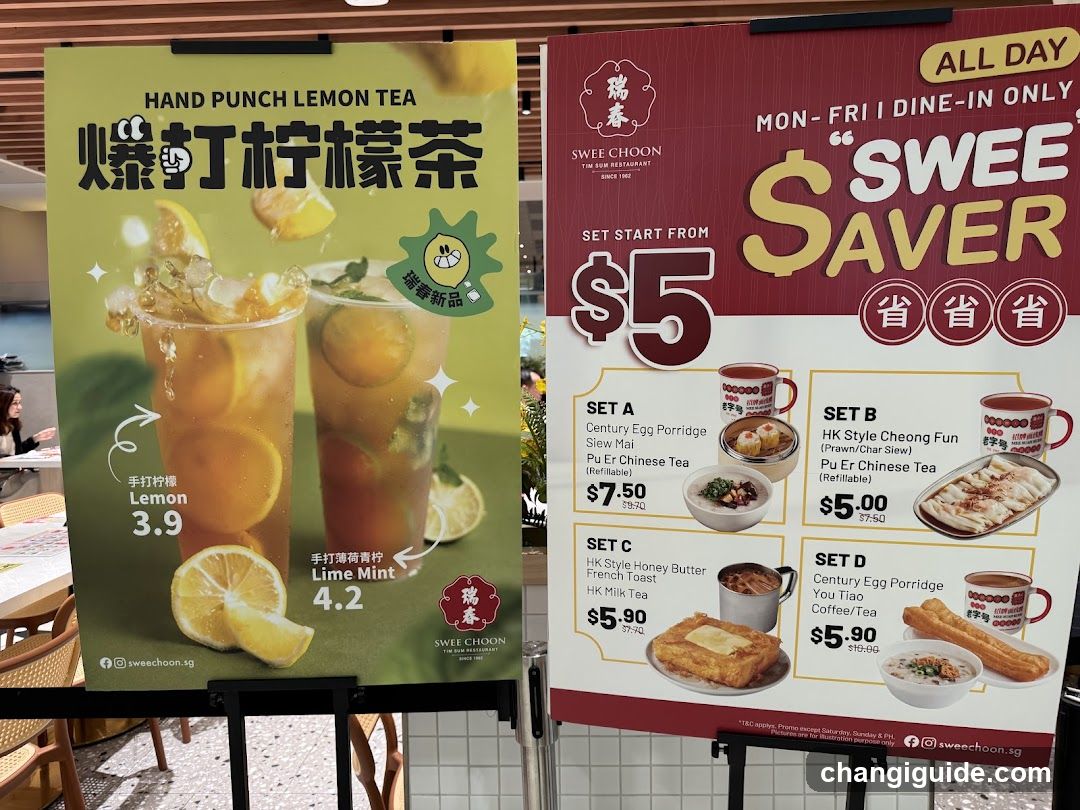 Swee Choon Restaurant Promotional Display
