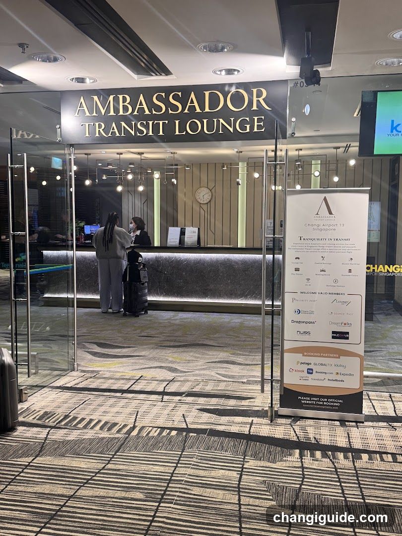 Ambassador Transit Lounge Entrance