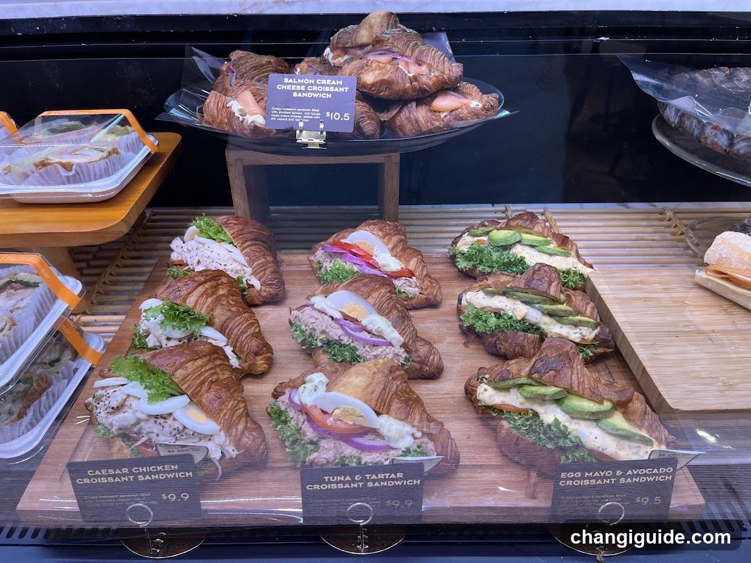 Croissant Sandwich Display