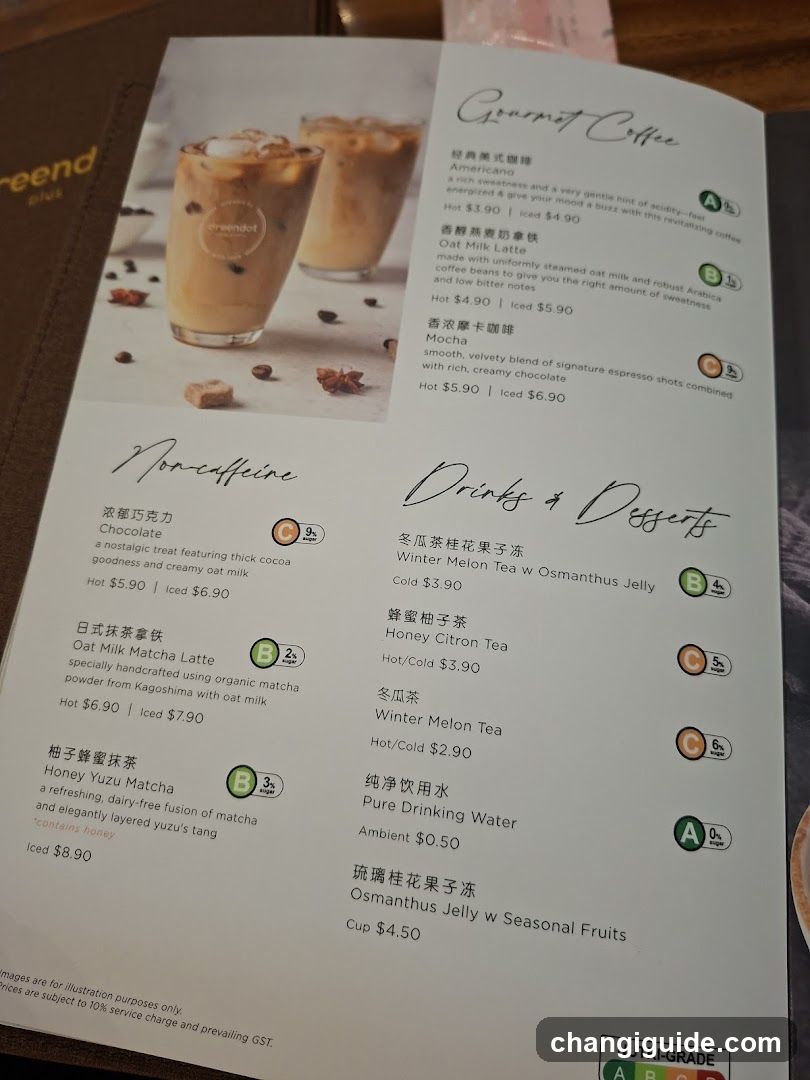 Cafe Menu