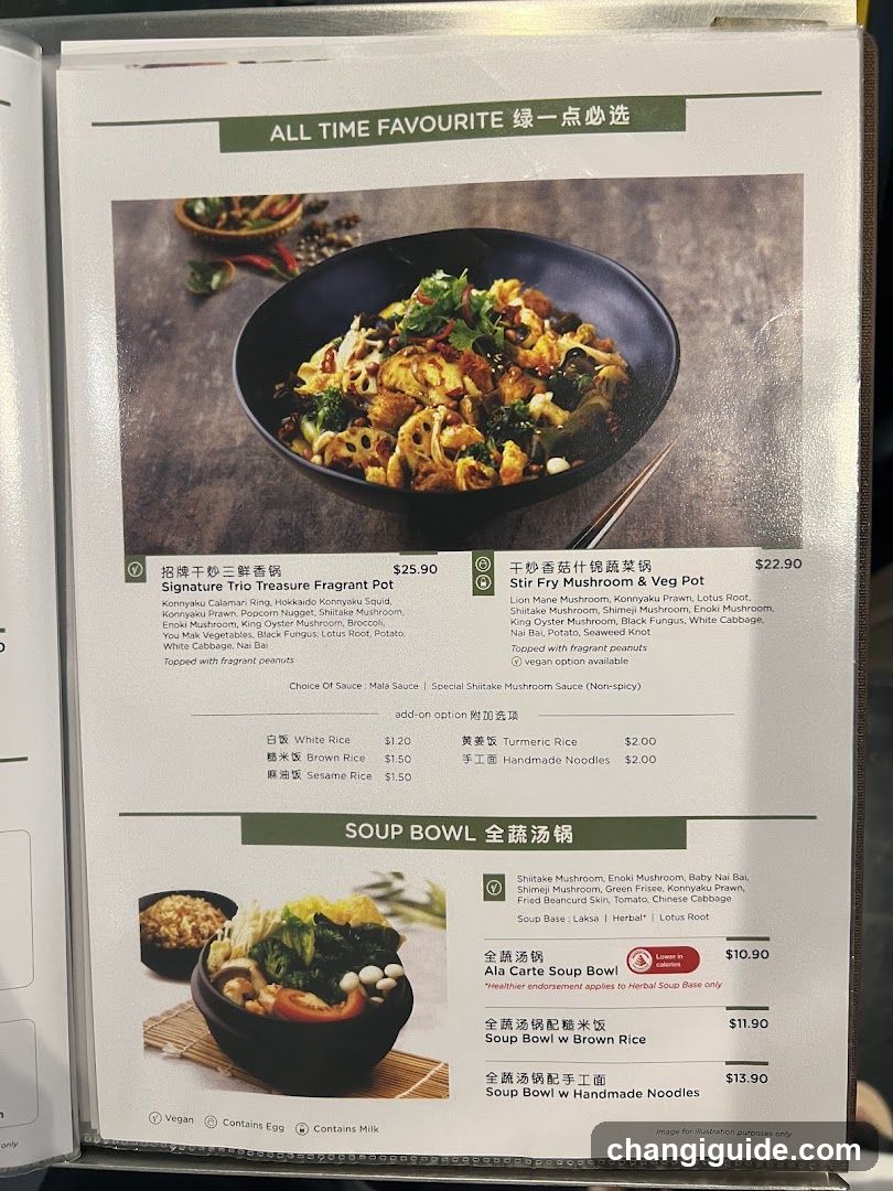 All Time Favourite Menu Page