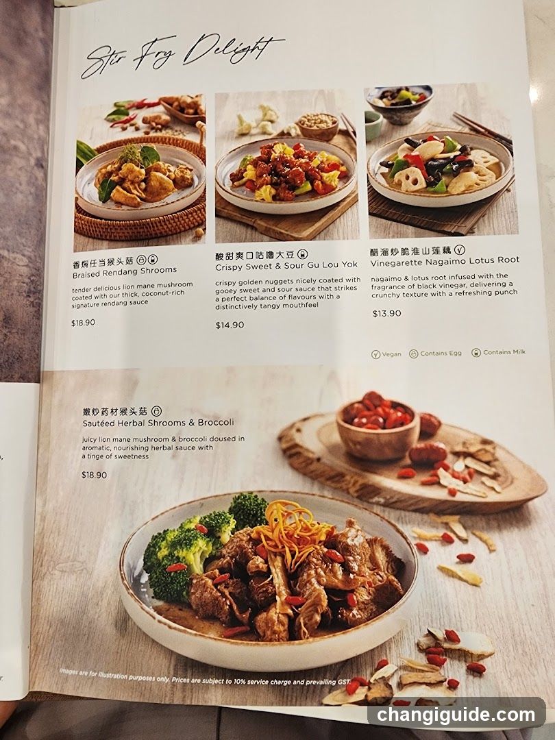 Star Fry Delight Menu Page