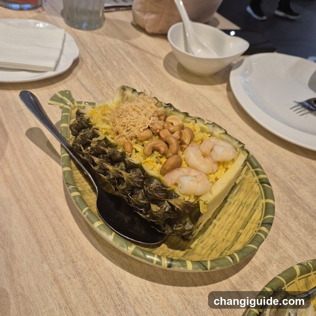 Pineapple Fried Rice Dish