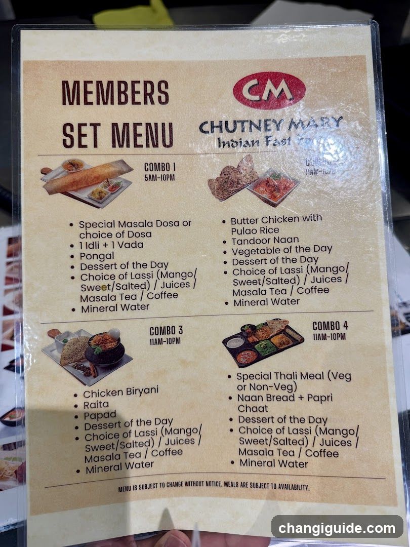 Chutney Mary Indian Fast Food - Members Set Menu