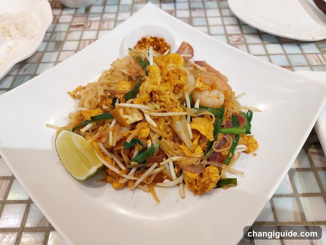Pad Thai with Shrimp and Egg