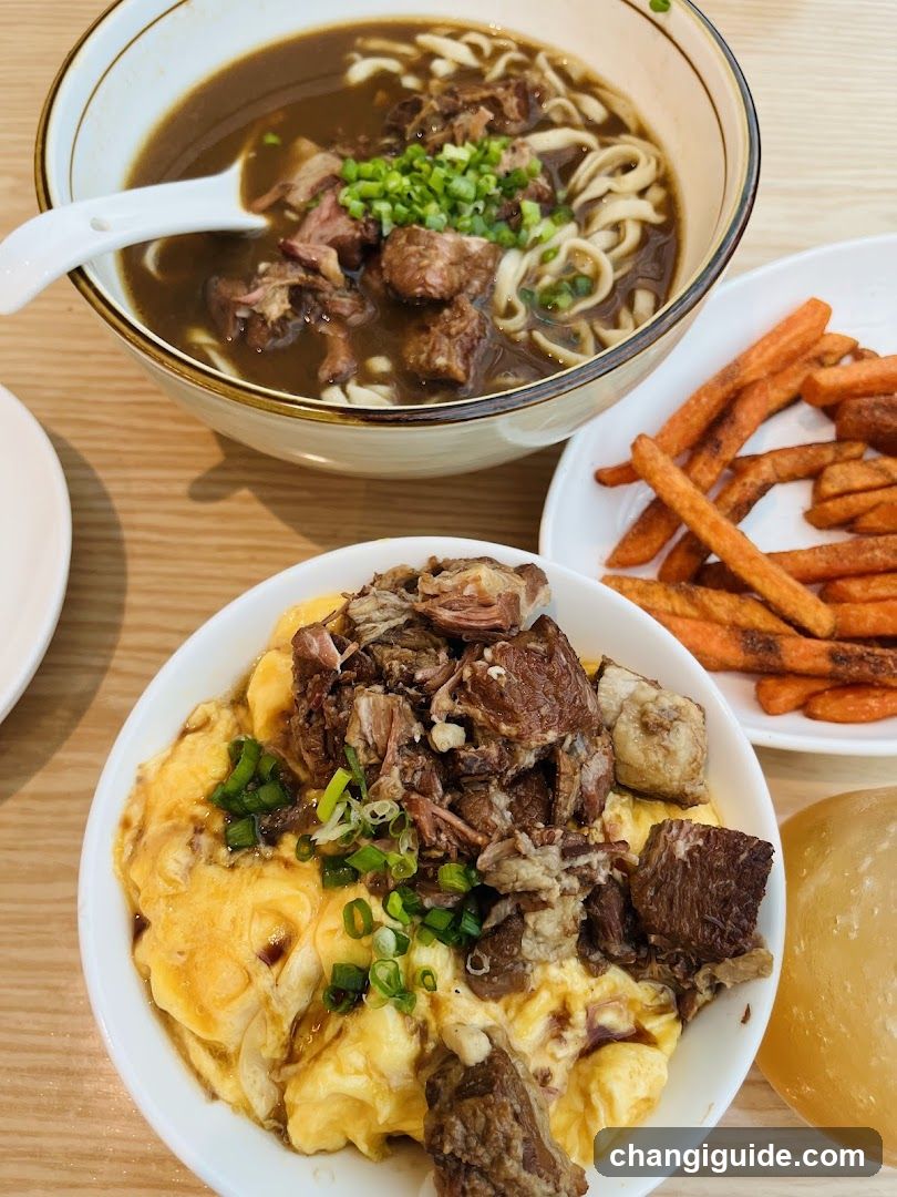 Noodle and Sweet Potato Dish