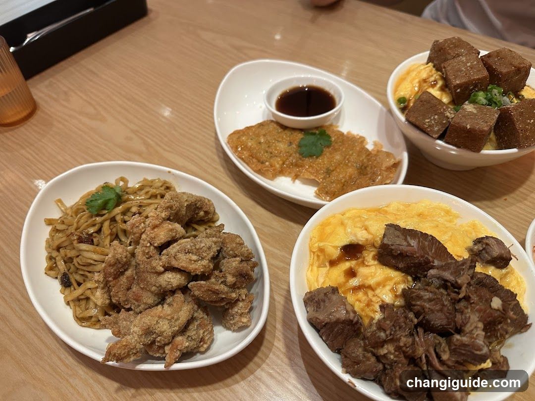 Dining Table with Chinese Dishes