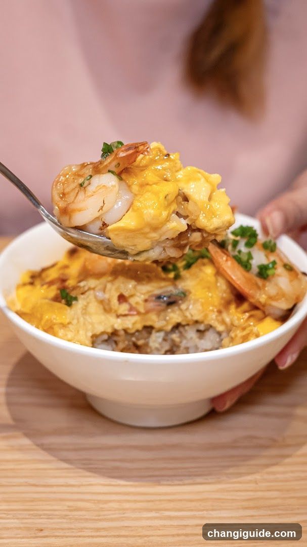 Shrimp and Egg Rice Bowl