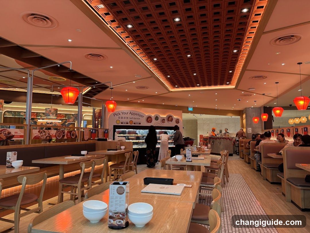 Restaurant Interior with Tables and Booths
