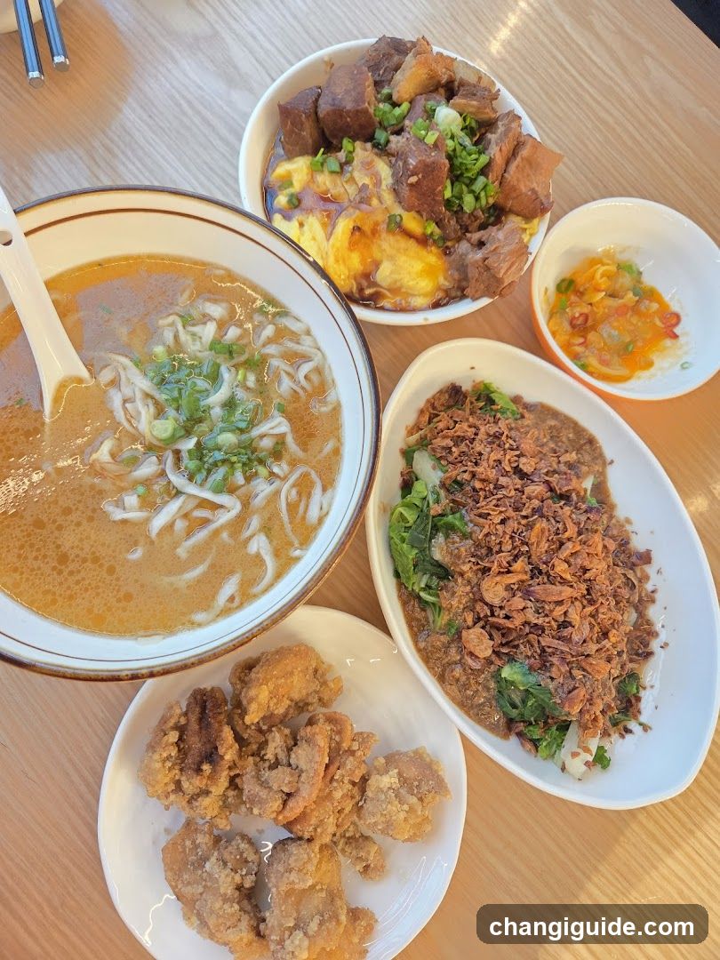 Noodle and Fried Chicken Meal