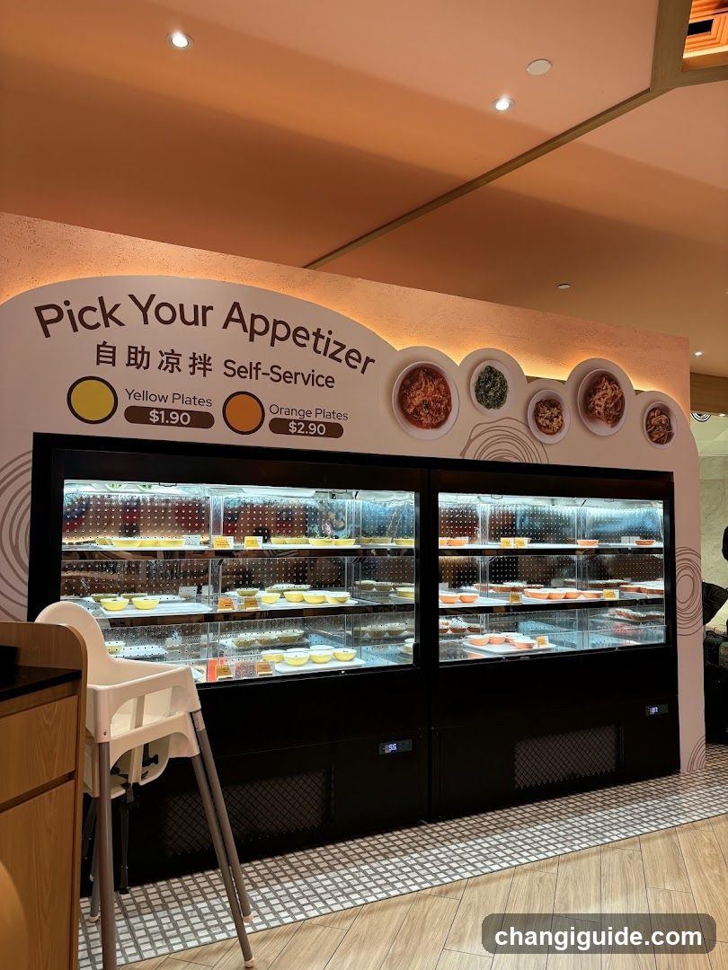 Appetizer Self-Service Display