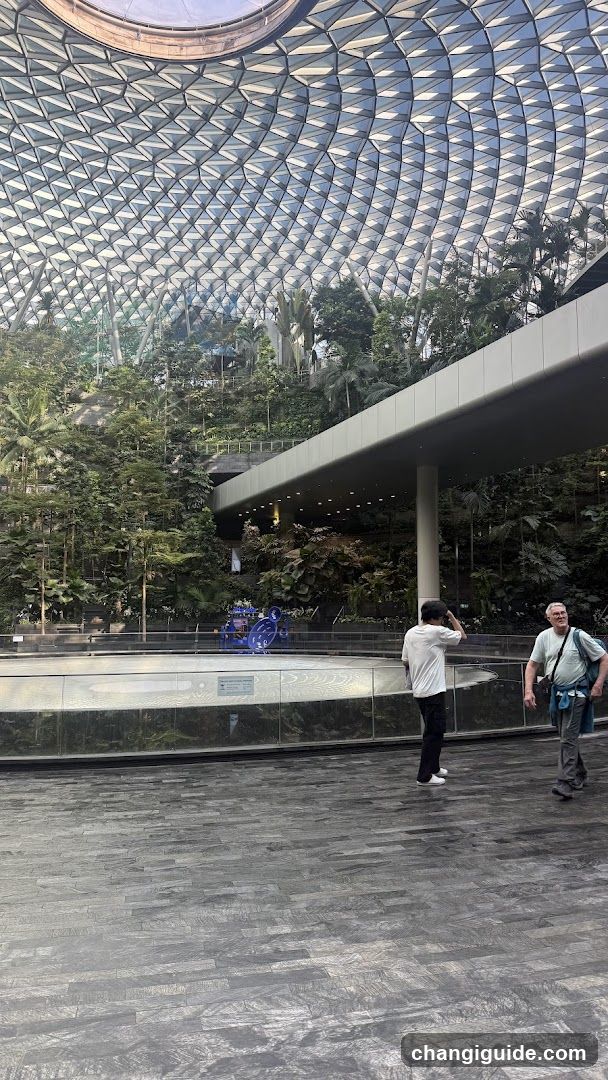 Atrium Interior with Visitors