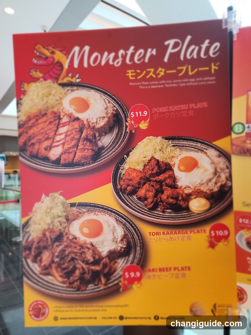 Monster Plate Menu Display