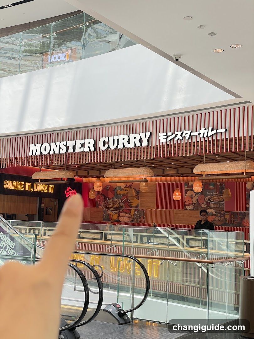 Monster Curry Store Interior View