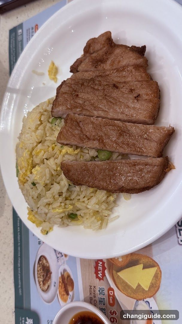 Sliced Meat with Fried Rice