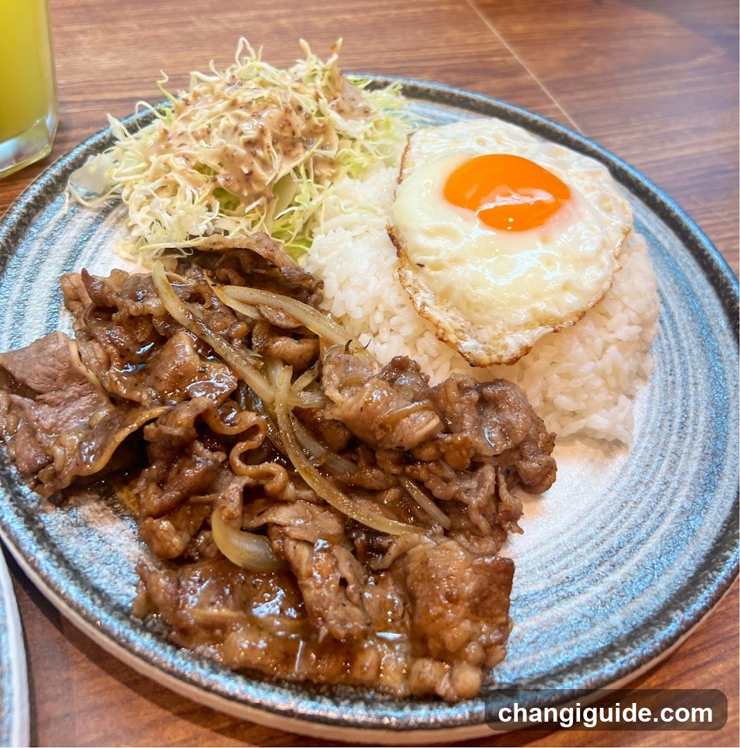 Beef and Egg Rice Bowl