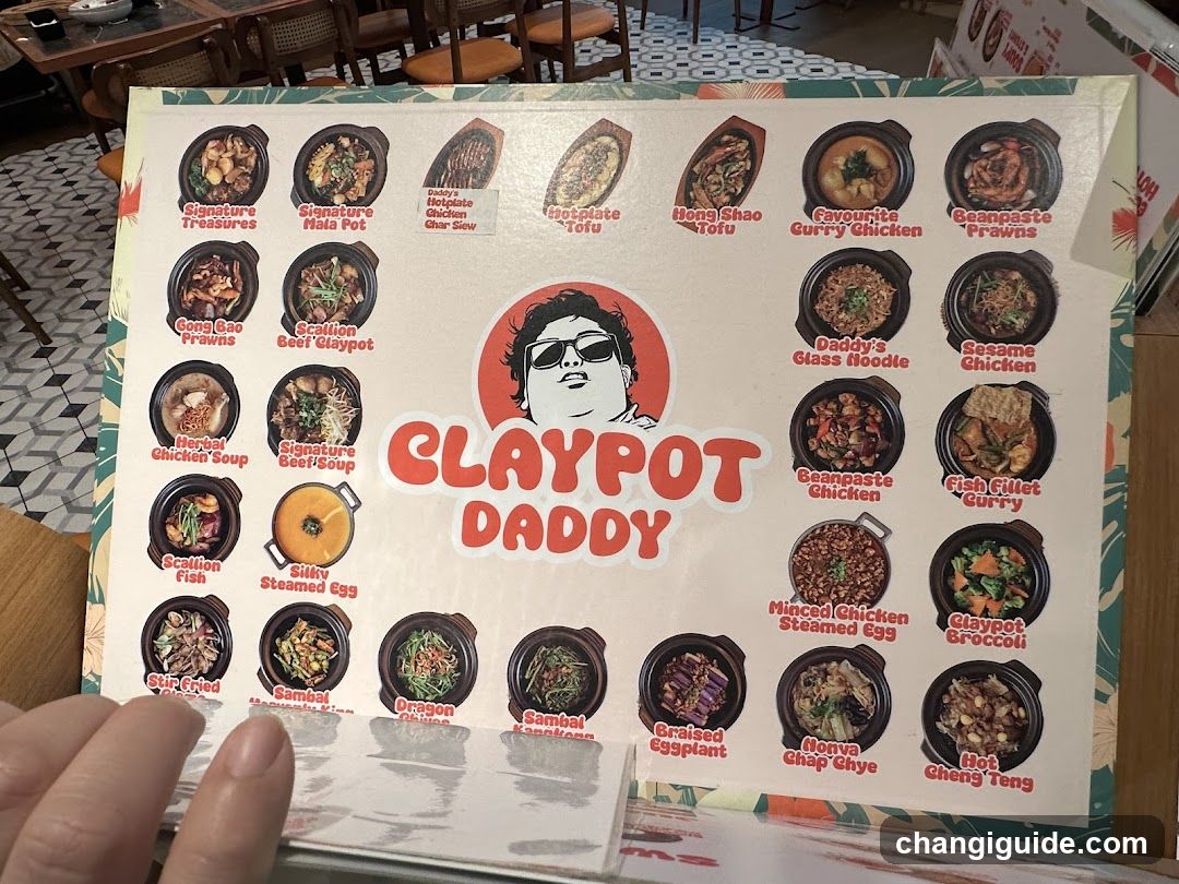 Claypot Daddy Menu Board