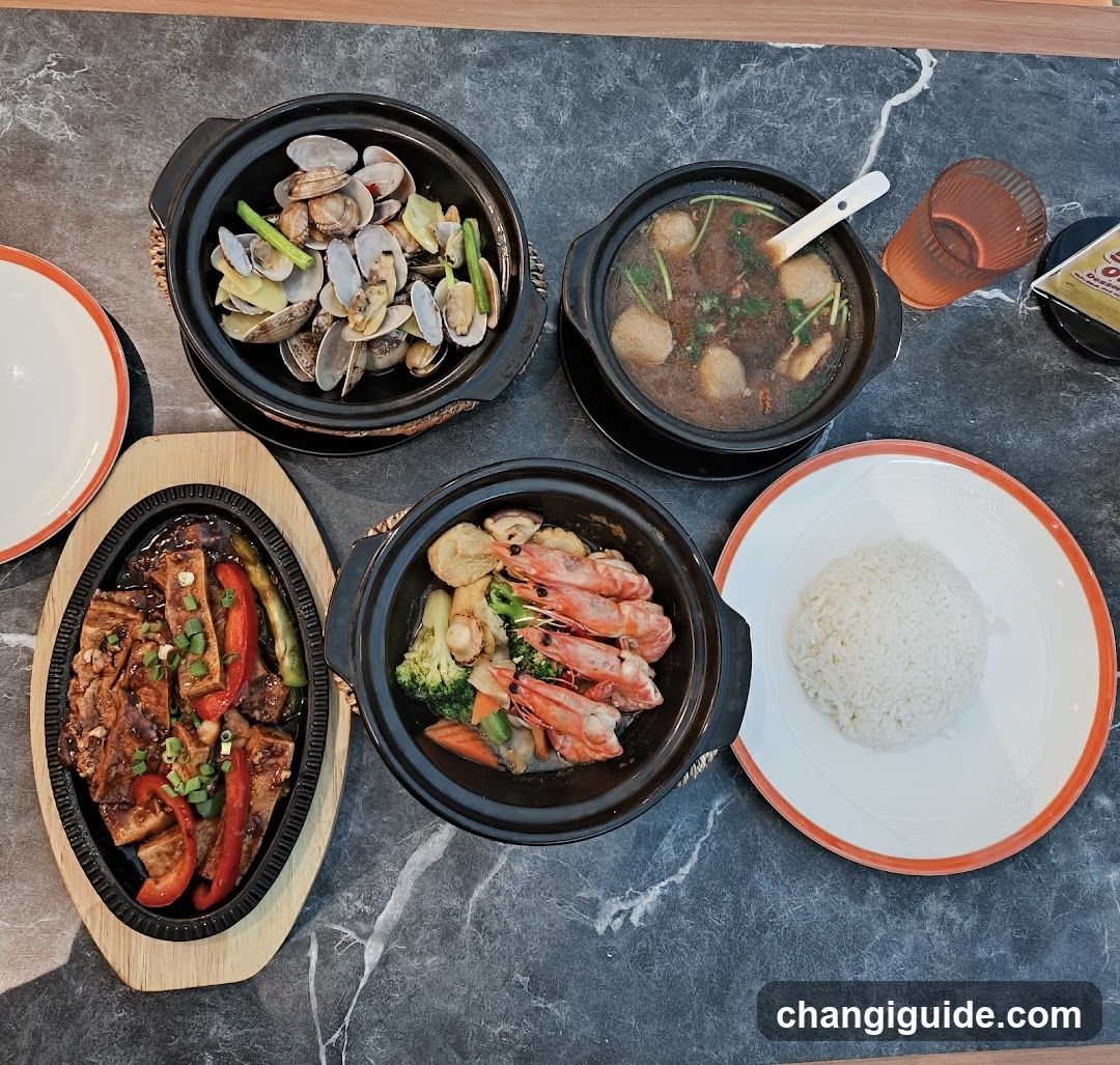 Claypot Meal Spread