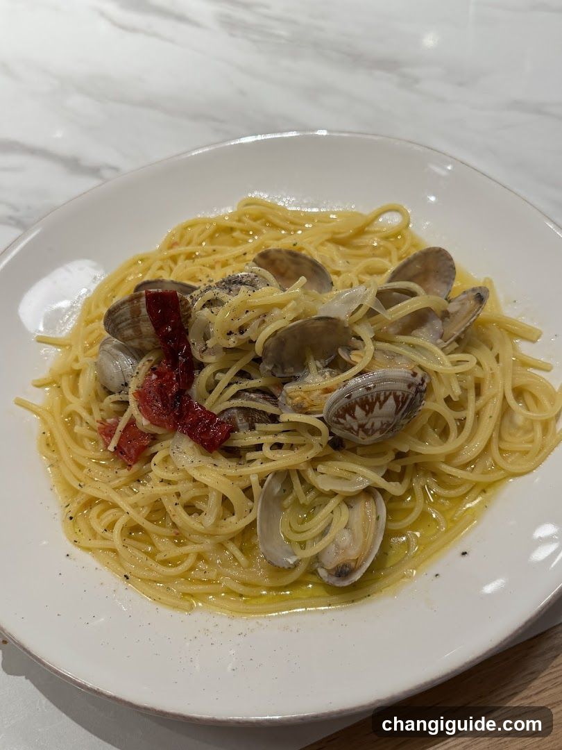 Clam Pasta with Dried Tomatoes