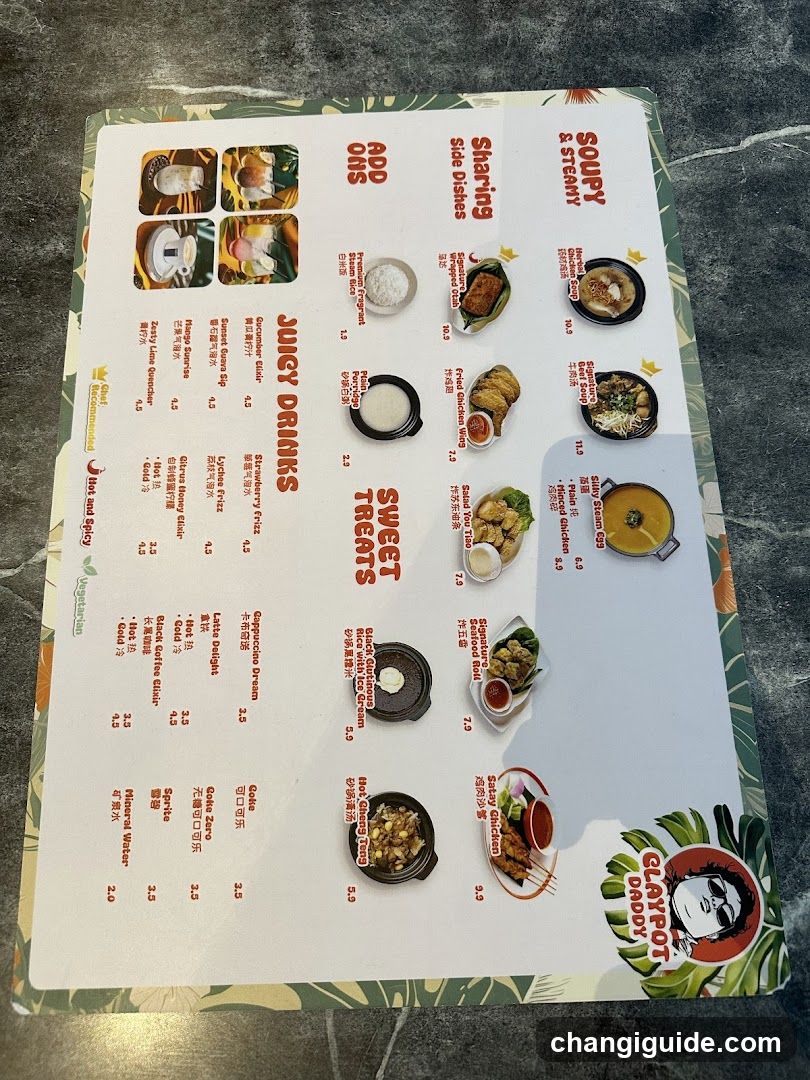 Grillpot Noodle Menu