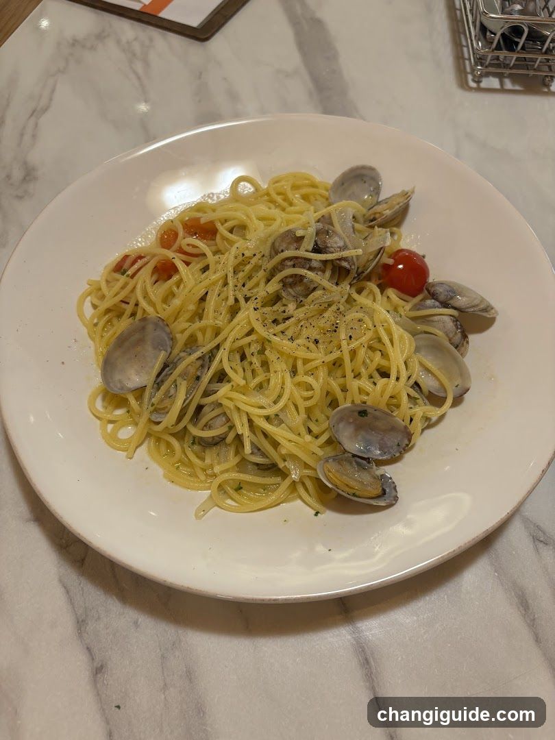 Clam Pasta with Cherry Tomatoes