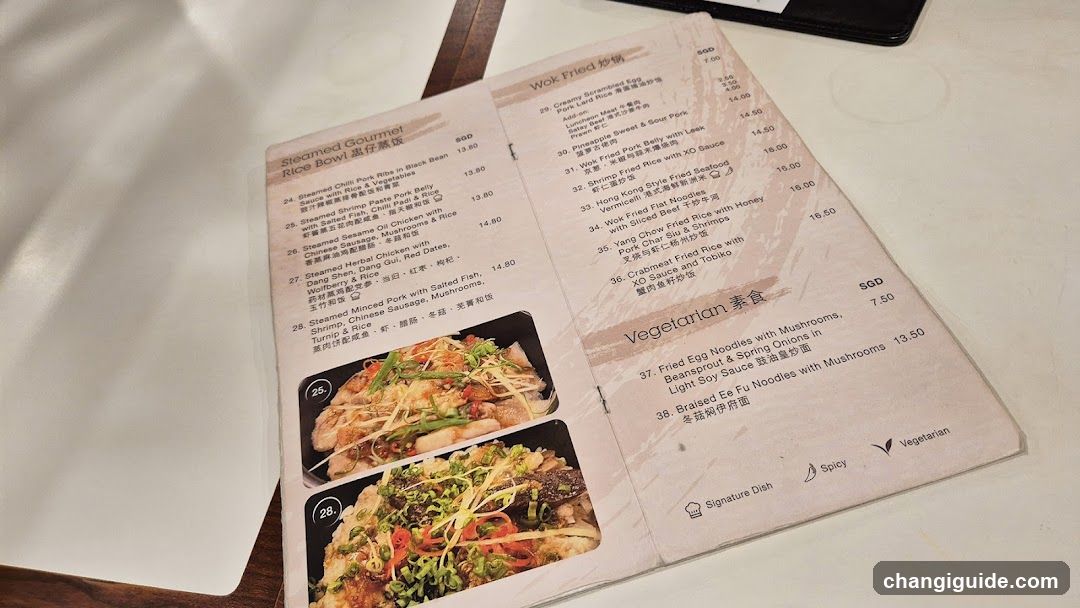 Steamed Gourmet Rice Bowl & Wok Fried Menu