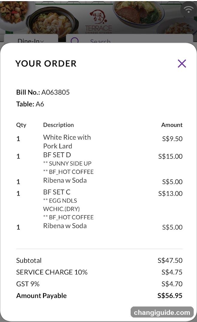 Order Receipt