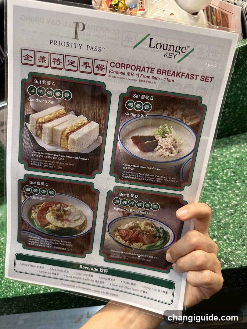 Corporate Breakfast Set Menu