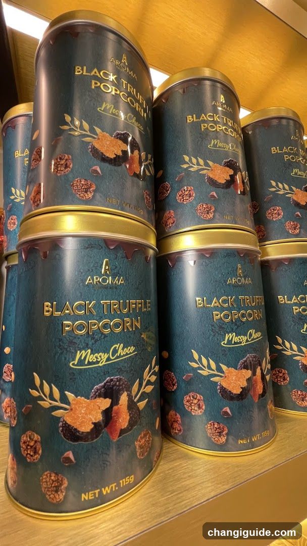Black Truffle Popcorn Cans