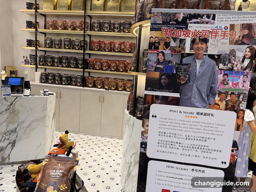 Aroma Truffle Store Interior and Promotion Display