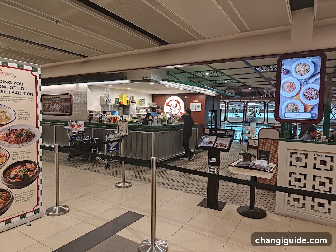 Food Court Interior Scene