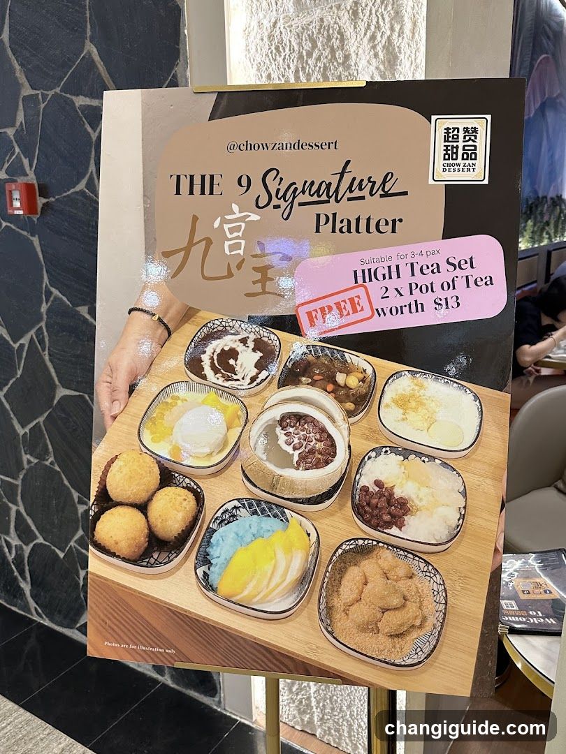 Chow Zand Dessert - The 9 Signature Platter