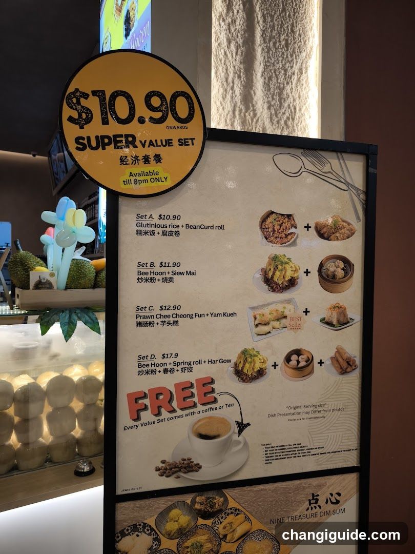 $10.90 Super Value Set Menu Board