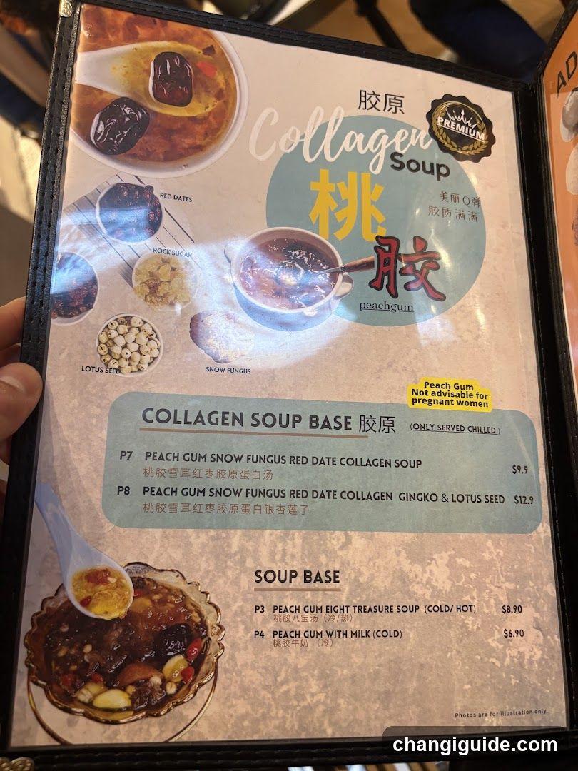 Collagen Soup Menu