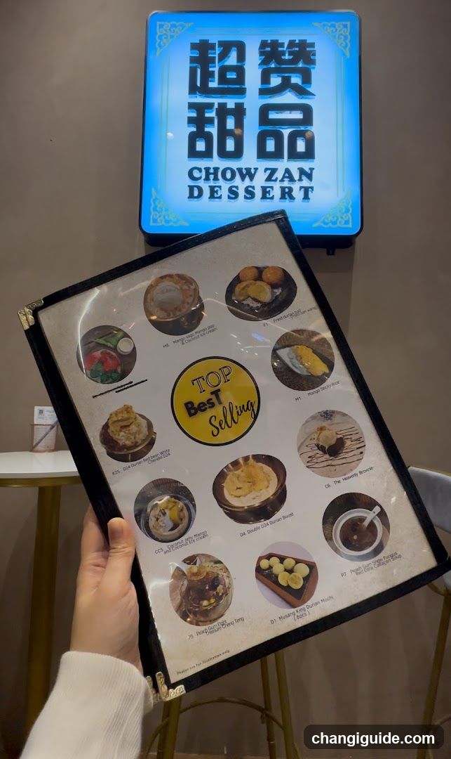 Chow Zan Dessert Menu