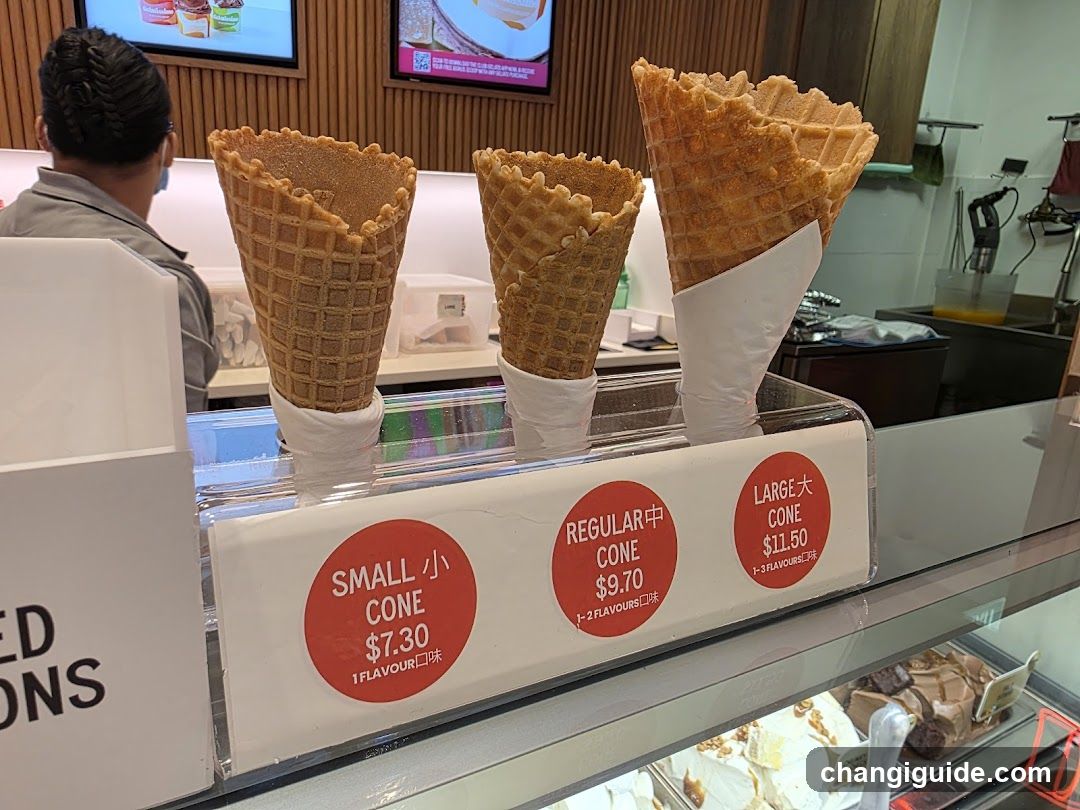 Ice Cream Cones Display