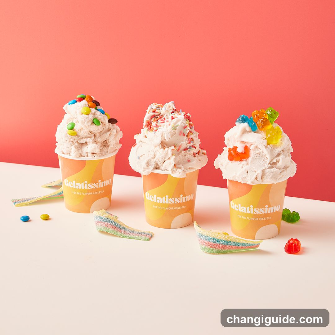 Gelatissimo Dessert Cups with Candies