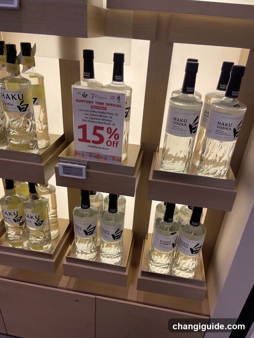 Haku Vodka Display Shelf