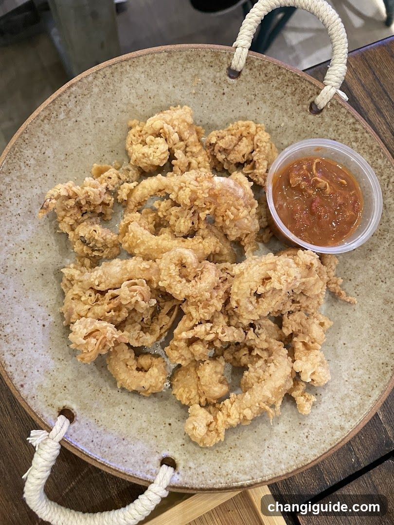 Fried Shrimp with Sauce
