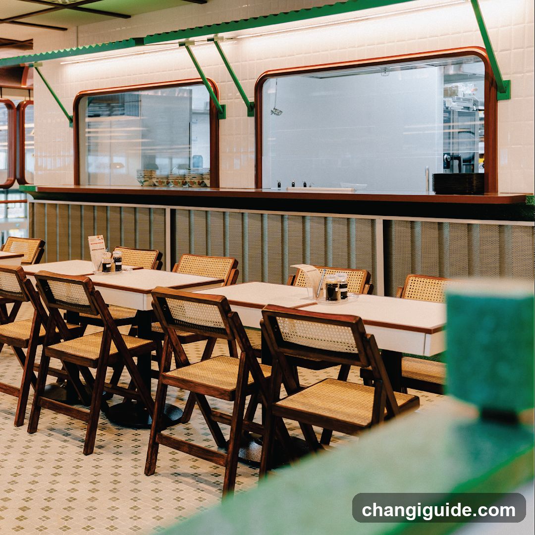 Dining Interior with Tables and Chairs