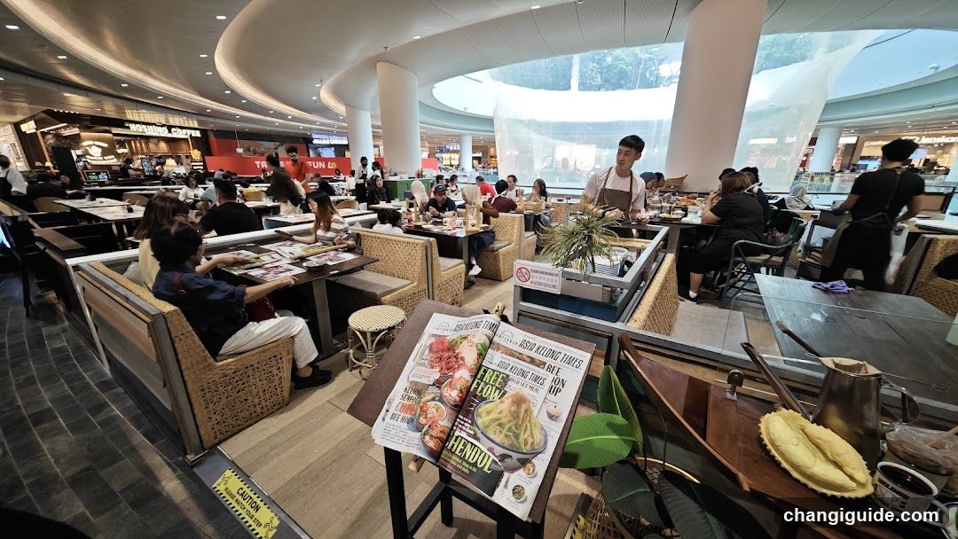 Restaurant Interior with Menu Display