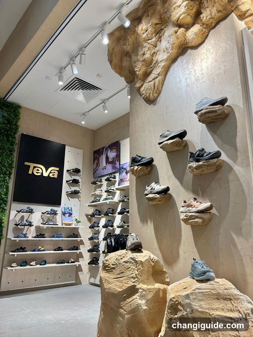Teva Shoe Store Interior