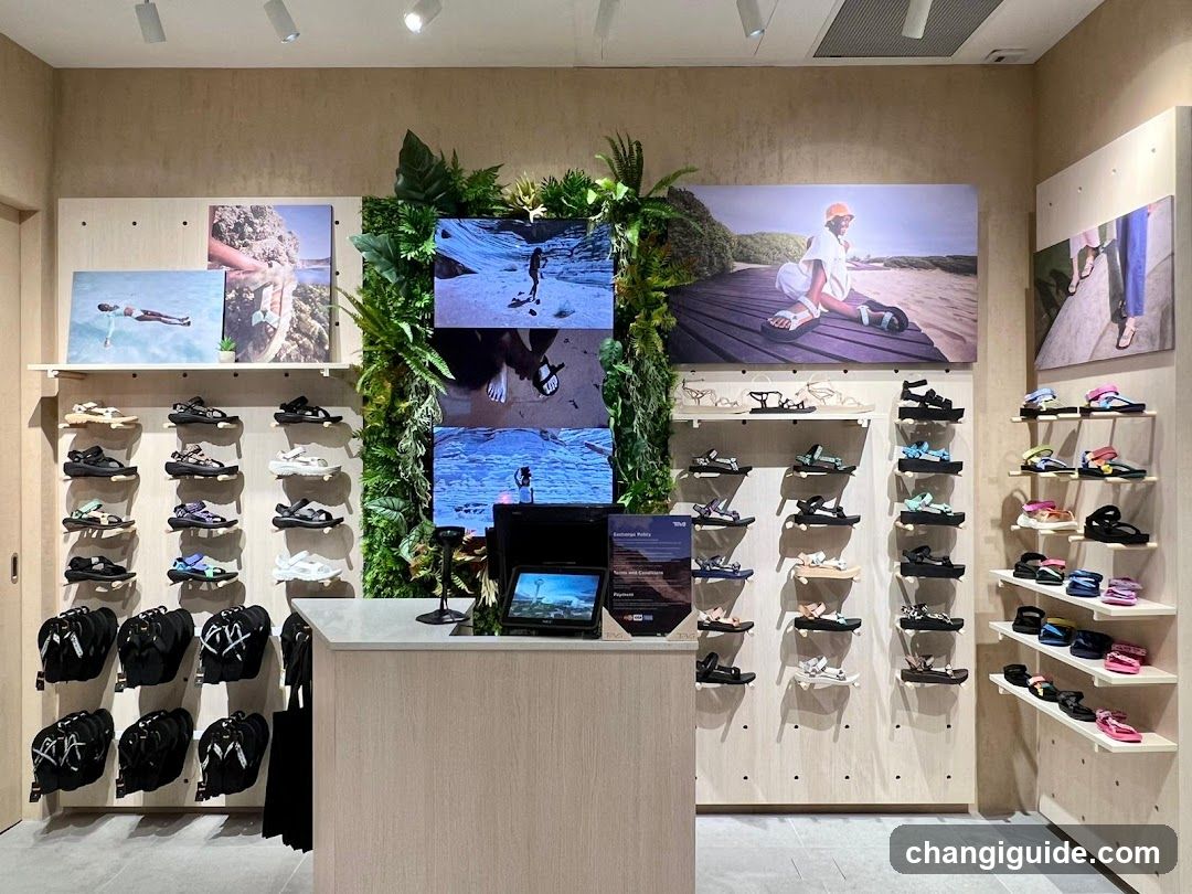 Shoe Store Interior Display
