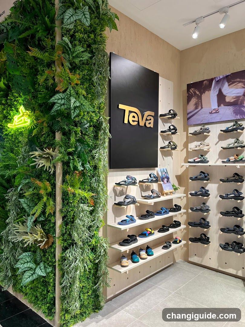 Teva Shoe Store Interior