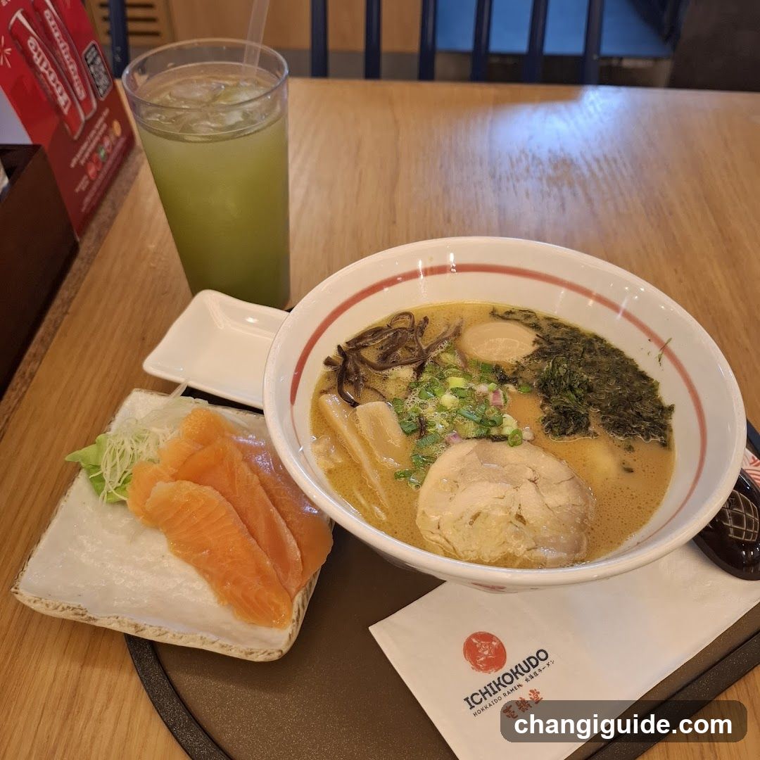 Ramen and Sashimi Meal