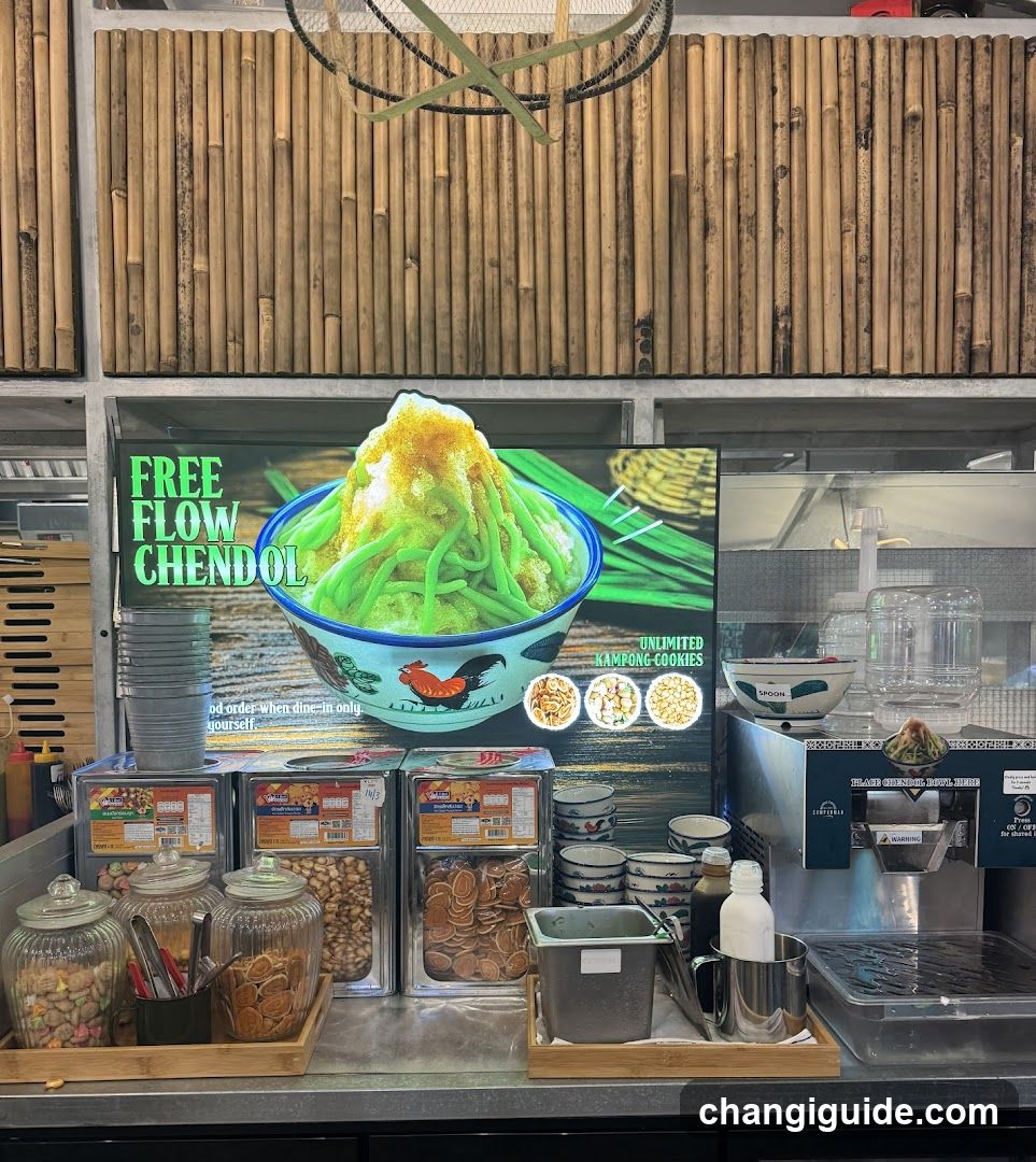 Chendol Shop Counter Display