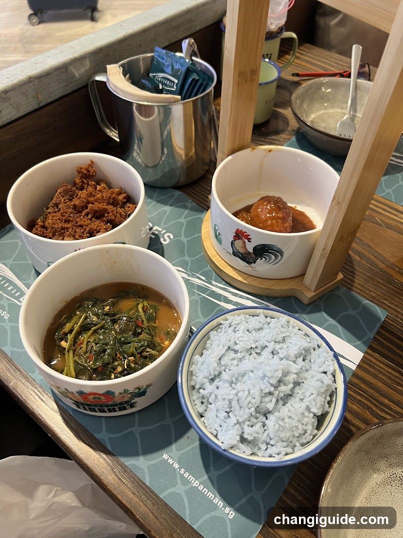 Food Table Setting