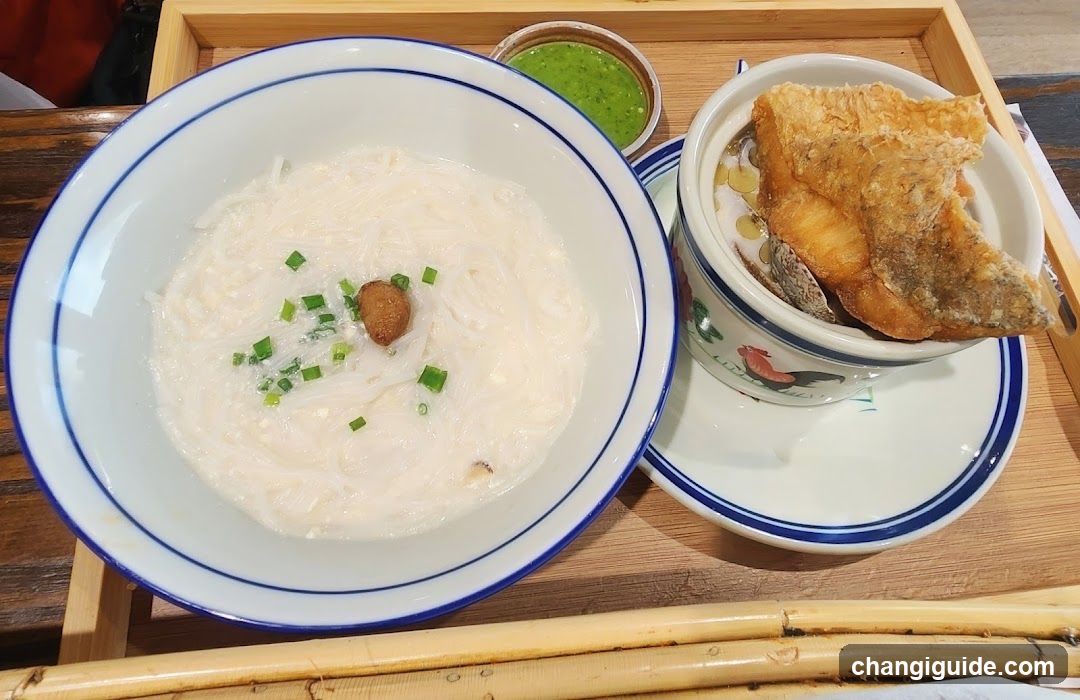 Noodle and Fish Dish
