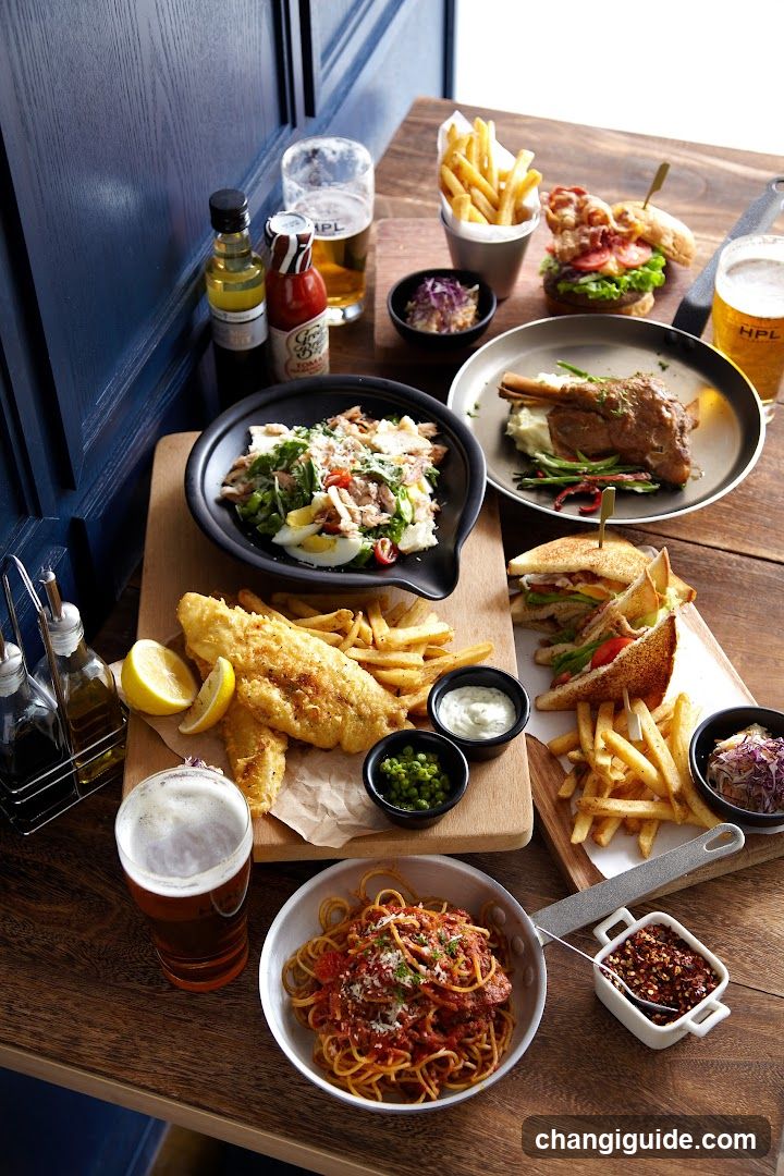Pub Meal Spread