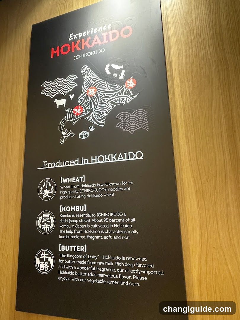 Hokkaido Ramen Menu Board